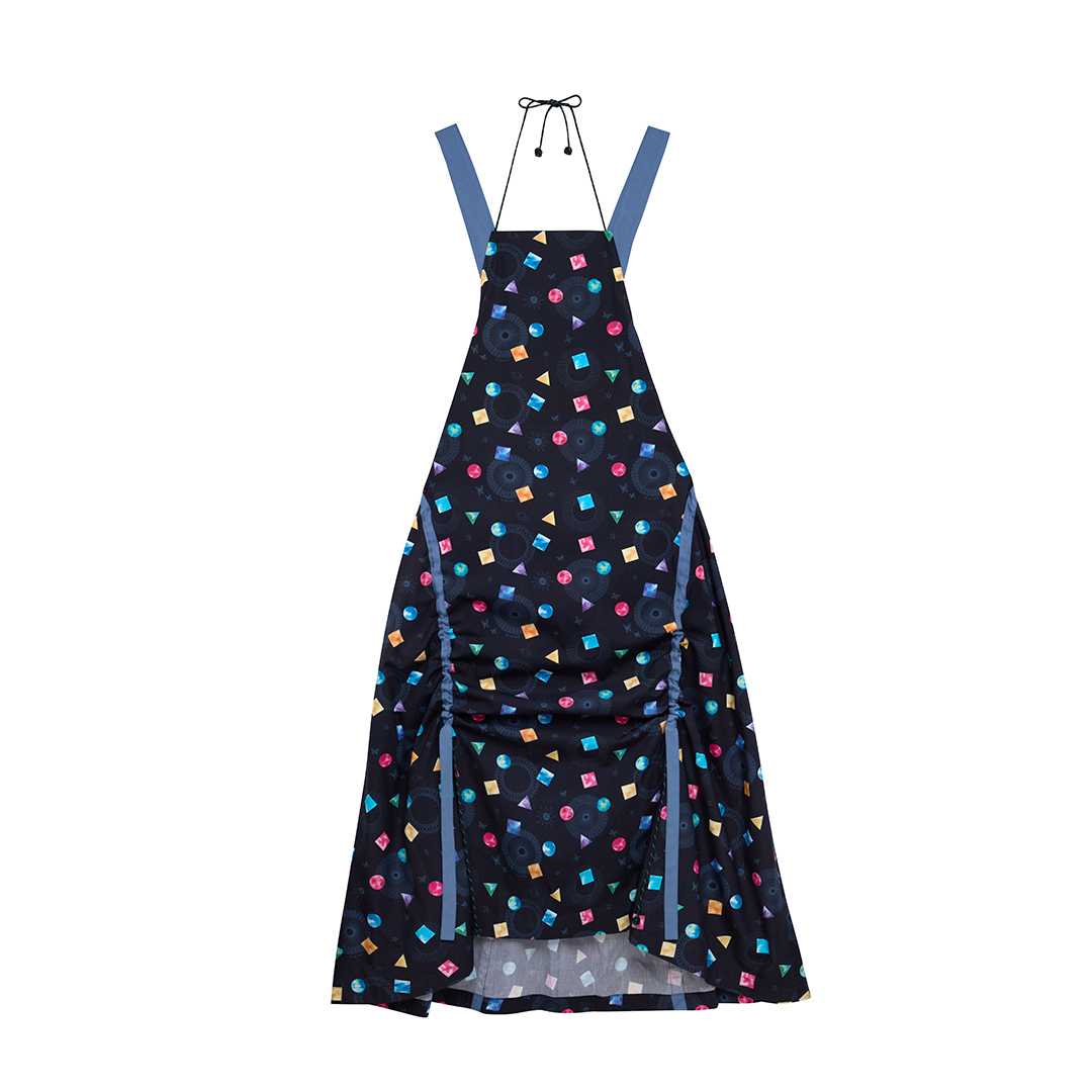 Two-way Symphonic Apron Dress