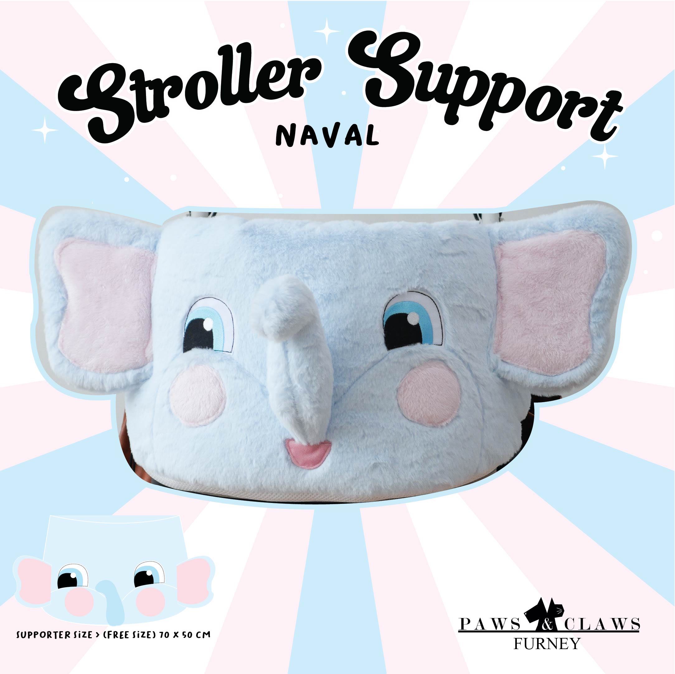 Stroller support (Naval/Blue)