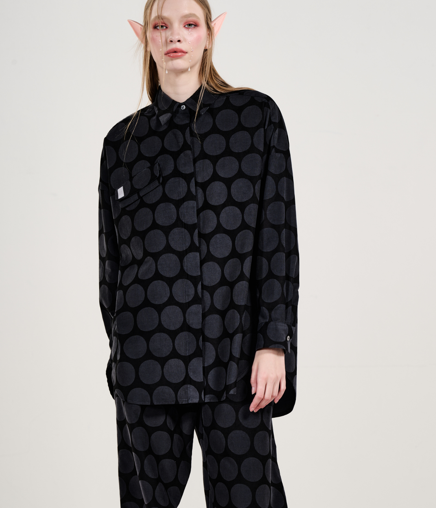 The SRT X13 Polkadot Corduroy Shirt (TBL227)