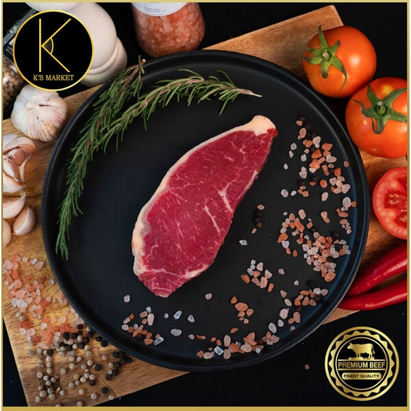 สเต็กสันนอก นิวซีแลนด์ ขุนด้วยหญ้า (130-170 กรัม) เนื้อนำเข้าเอง มีฮาลาล