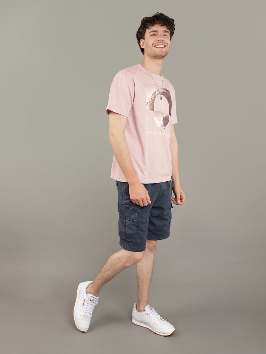 เสื้อยืด ผู้ชาย G SS PHOTOREAL SET IN TEE- PC DYE + MAGIC WHITE TUMBLE ( 017-3468-654 )