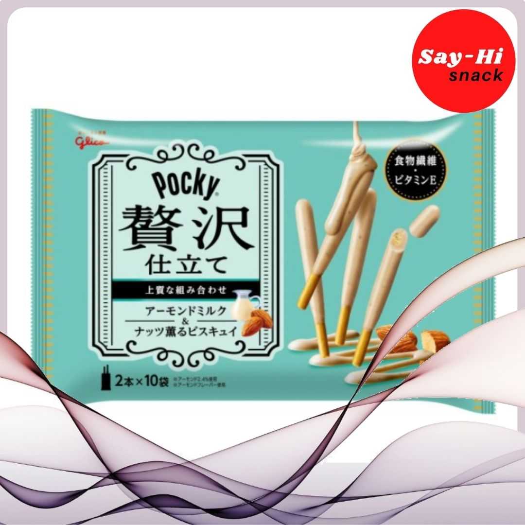 GLICO Pocky Luxury Almond Milk