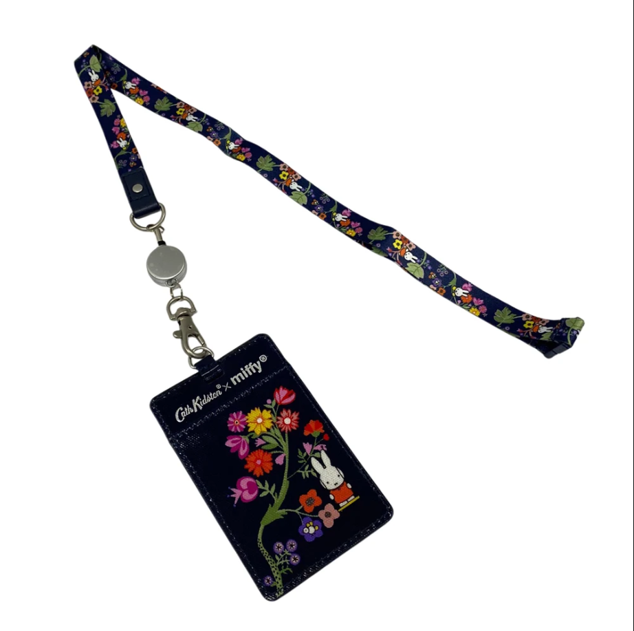 Set Lanyard Miffy Botanical Navy