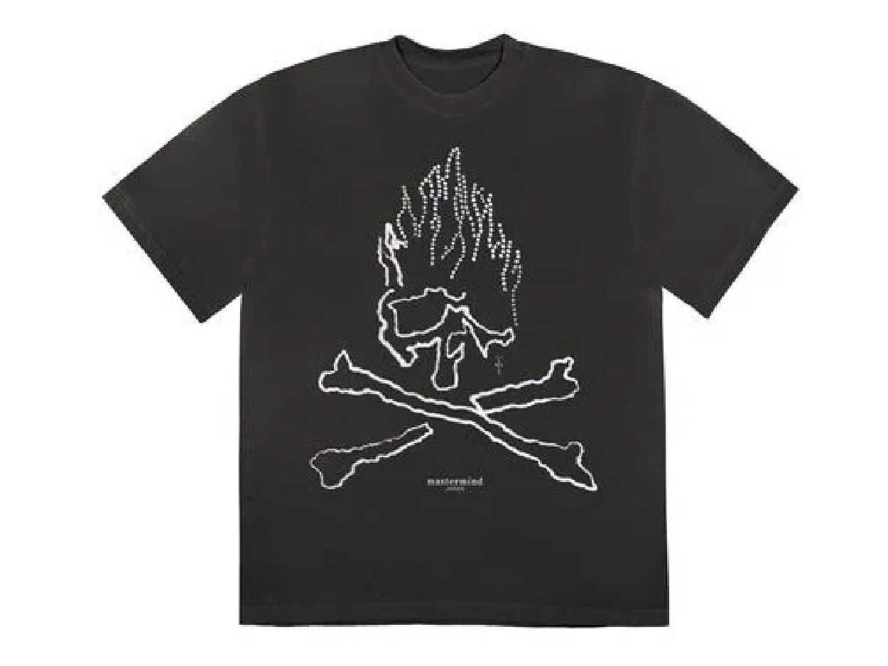 Travis Scott Cactus Jack x Mastermind Skull Tee (BLACK)