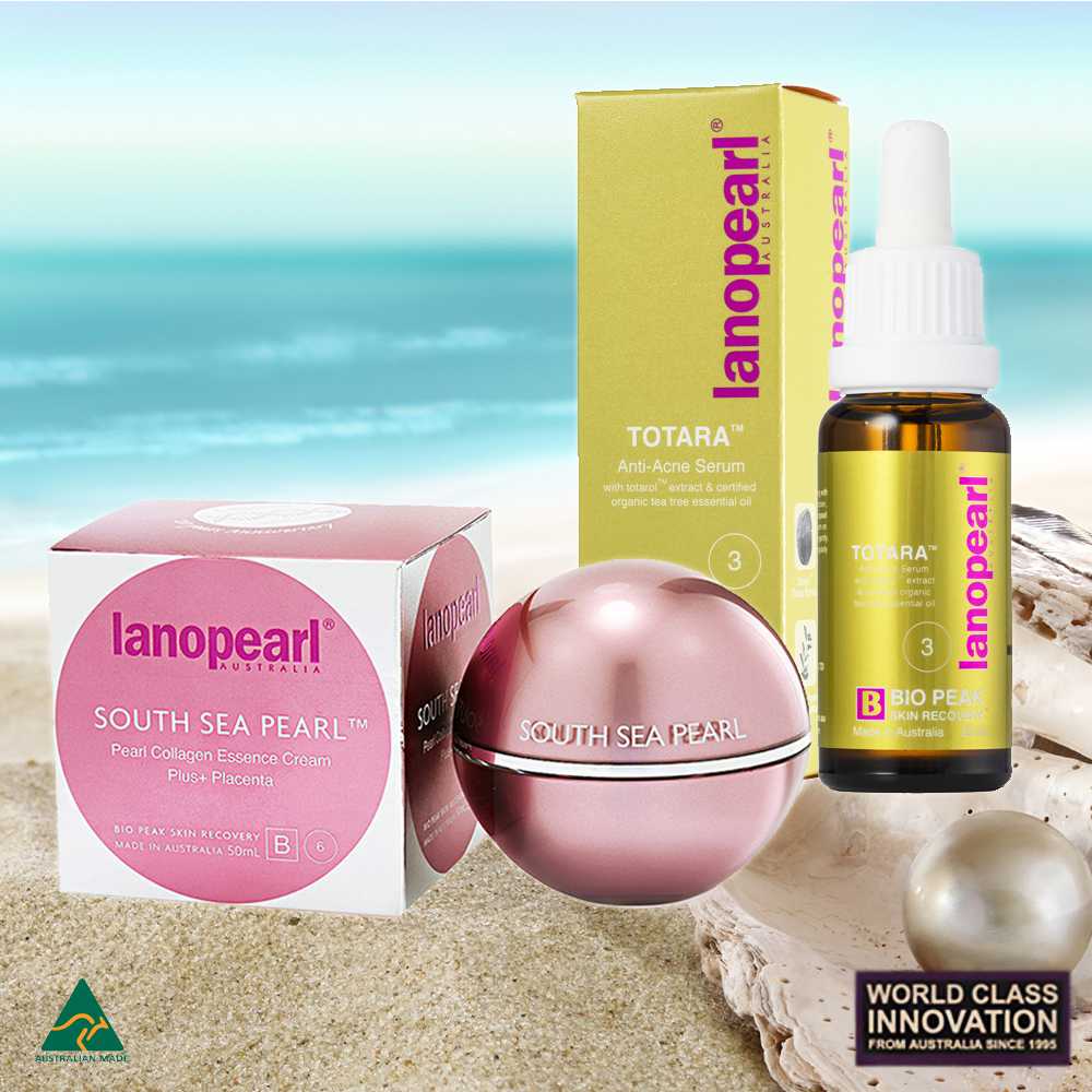 Lanopearl Totara™ Anti-Acne Serum 25mL คู่กับ Lanopearl South Sea Pearl 50 ml.