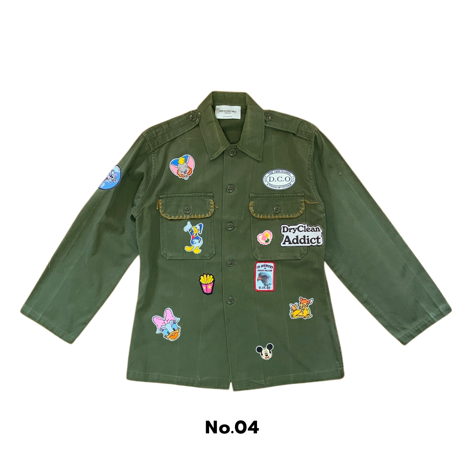 Military shirt with patch No.04