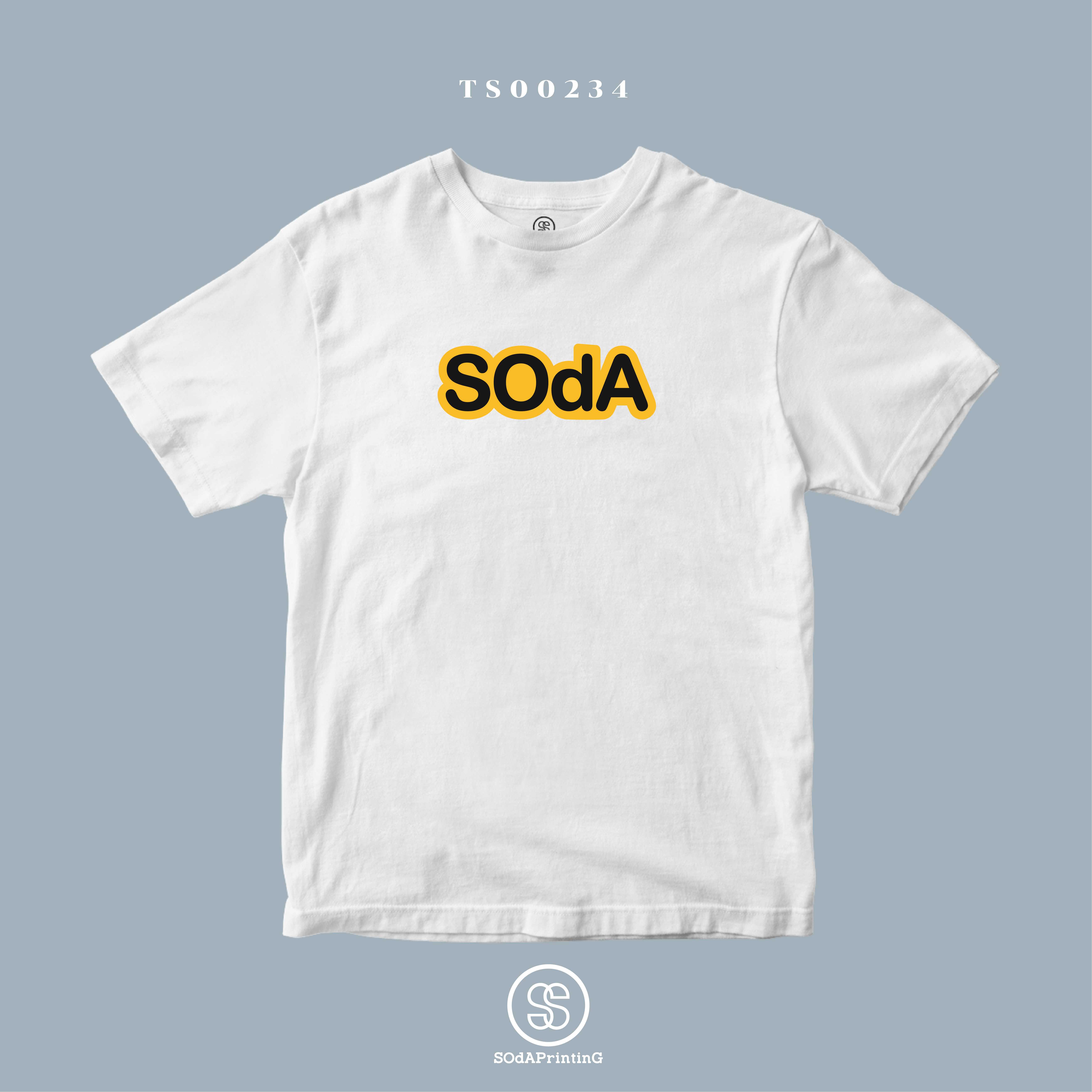 เสื้อ SOdA Paint สีขาว #SOdAtee TS00234