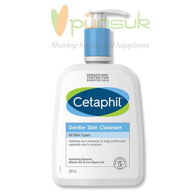 Cetaphil Gentle Skin Cleanser 500ml (16Oz) เซตาฟิล เจนเทิล สกิน คลีนเซอร์