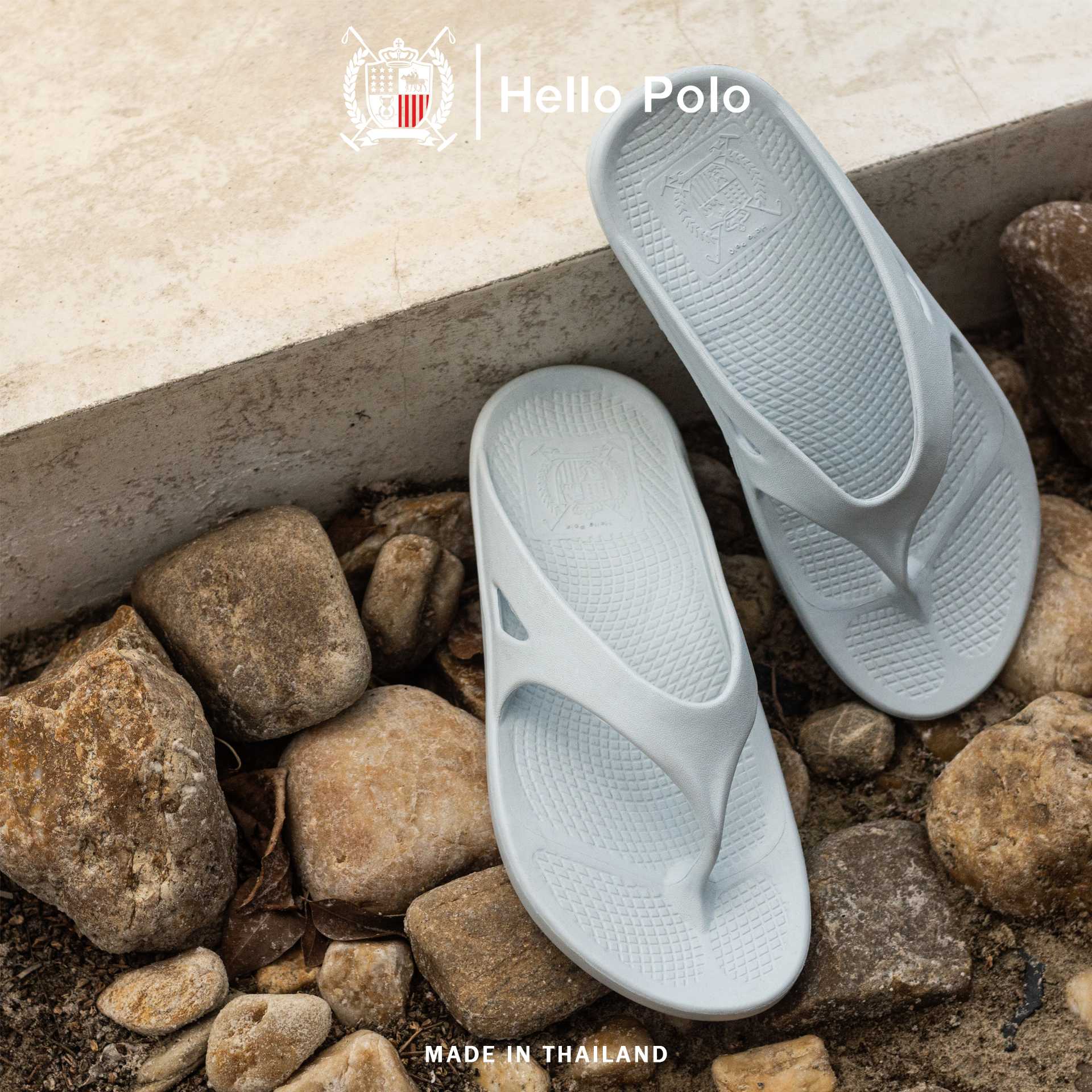 Hello Polo รุ่น HP8002 รองเท้าแตะแบบหูหนีบ  หนา 3cm Size 37-44