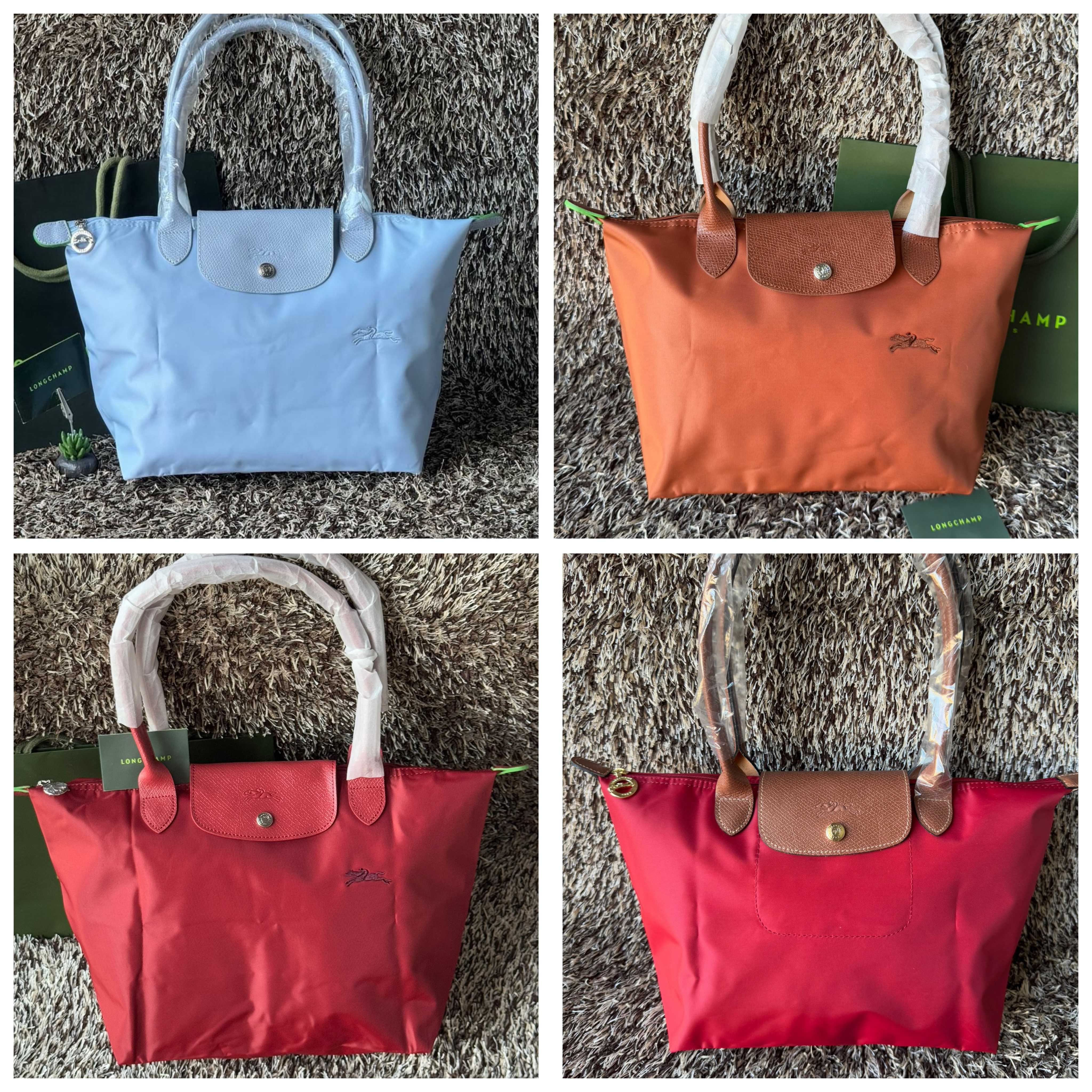 กระเป๋าสะพาย LONGCHAMP LE PLIAGE GREEN M Tote bag Shoulder bag