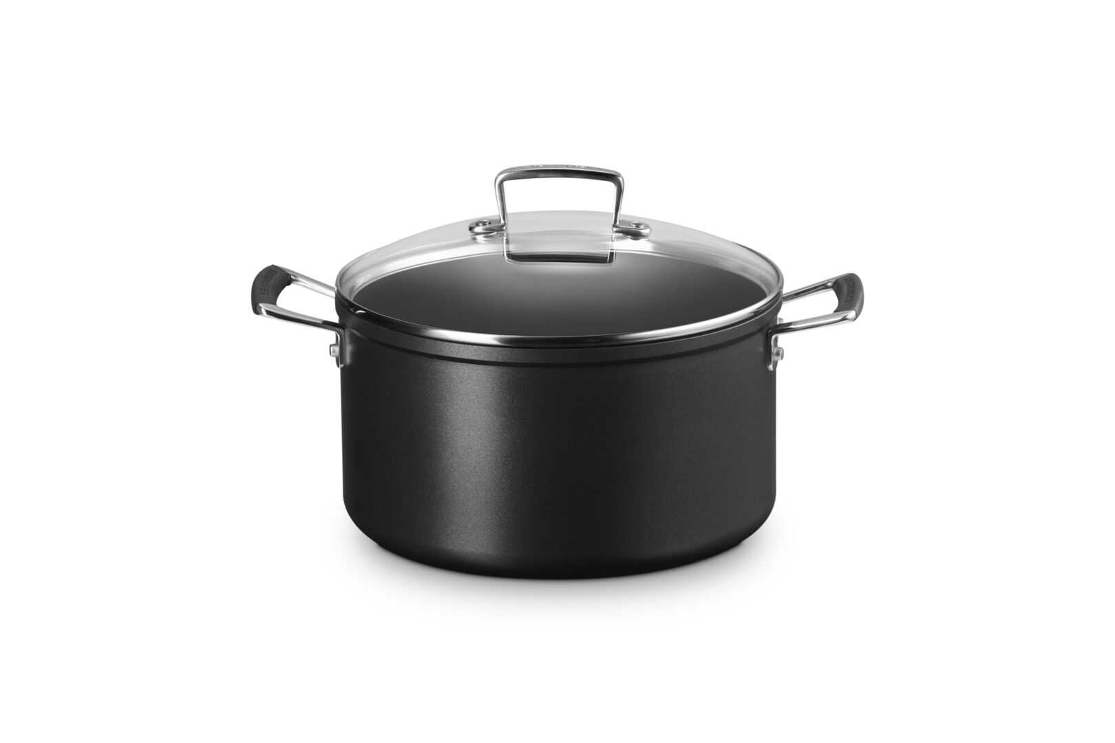 Tns 24x13.3cm Stockpot W Glass Lid W/silicone Hdle