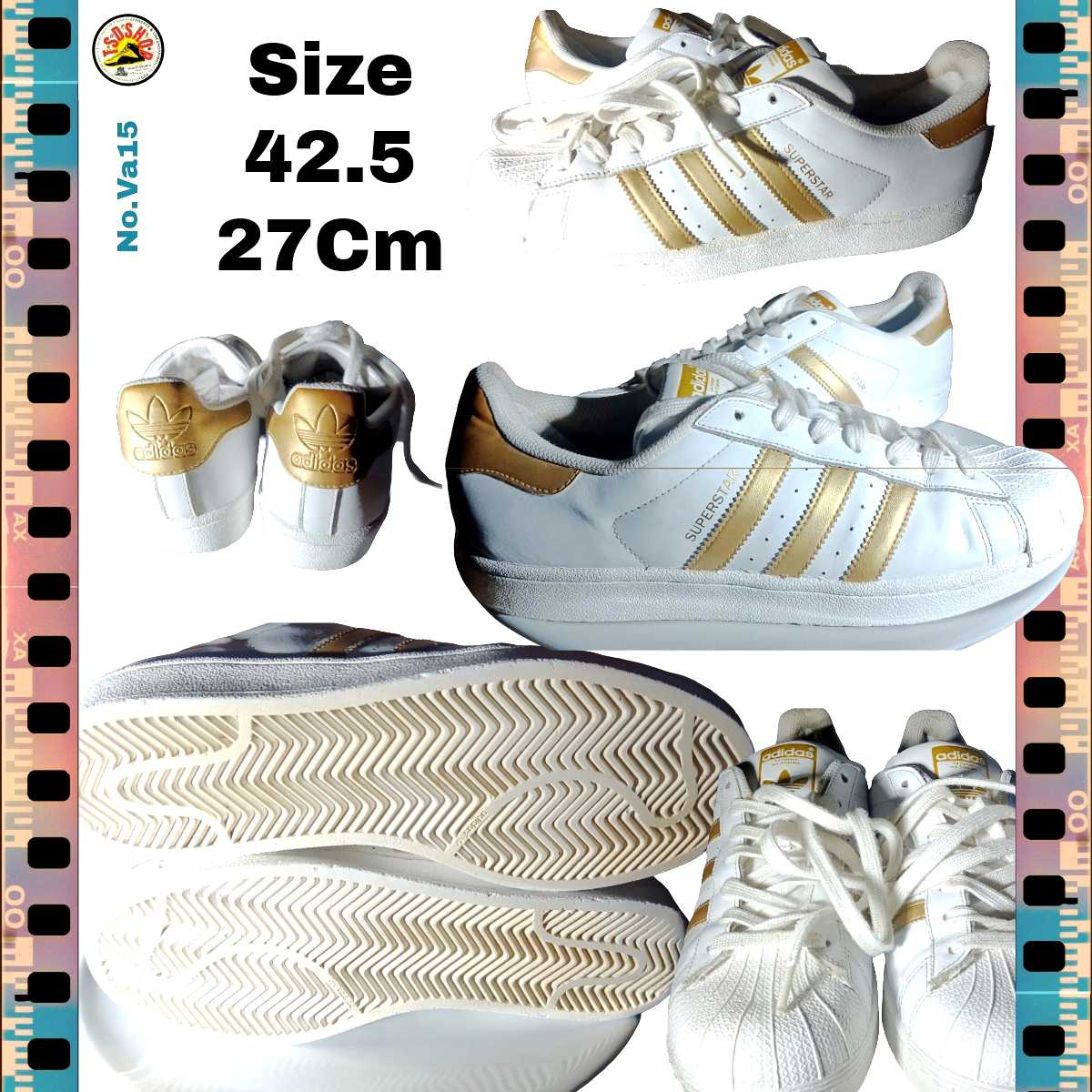 Adidas Originals Superstar / white gold/ 42.5
