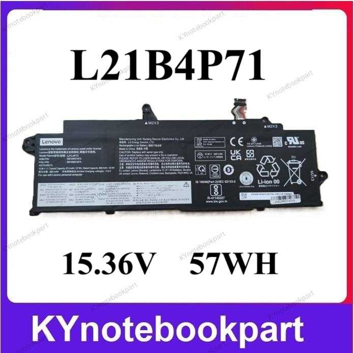 BATTERY ORIGINAL LENOVO แบตเตอรี่ ของแท้ Lenovo ThinkPad T14s Gen 3 2022 Gen 4 2023   L21B4P71