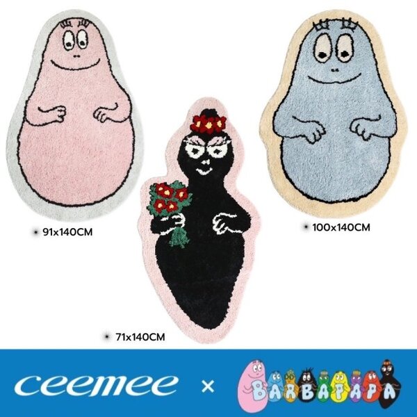 Barbapapa x Ceemee: พรมขนนุ่มผืนใหญ่ (ของแท้)