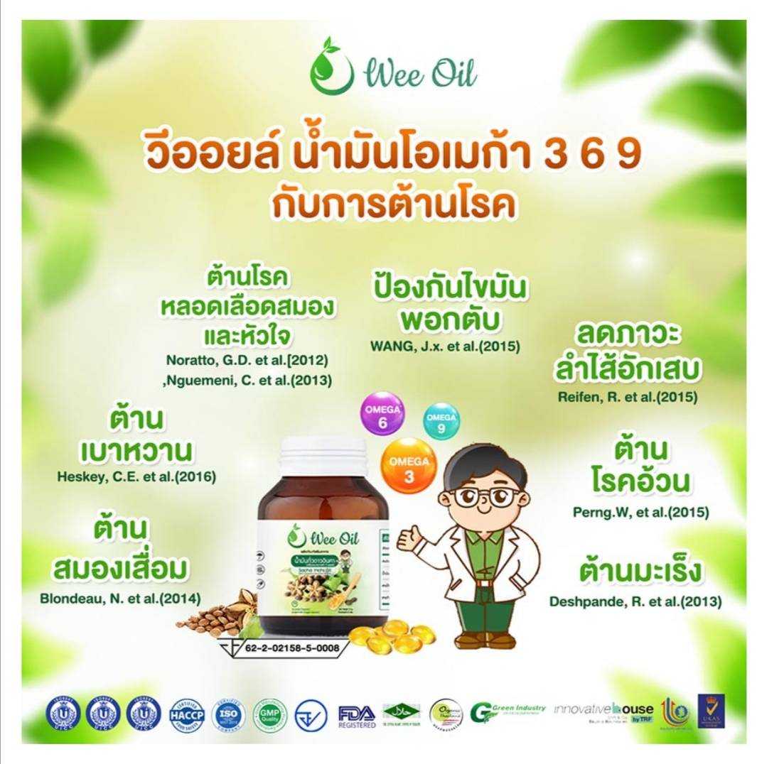 Wee Oil  น้ำมันโอเมก้า 3 6 9