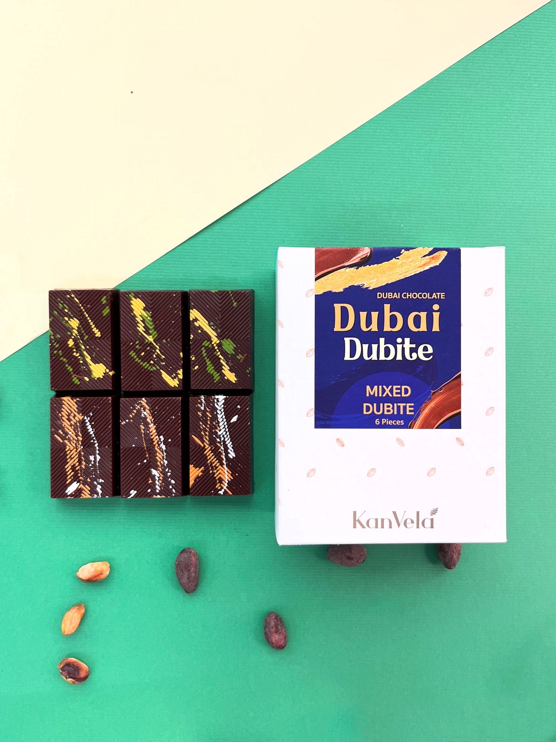 Dubai Chocolate: Mixed Pistachio&Hazelnut