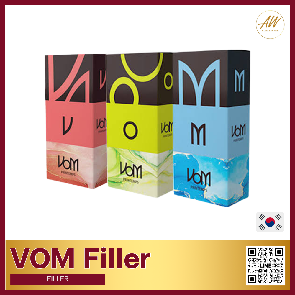 VOM Dermal HA Filler M  1 กล่อง 2 cc