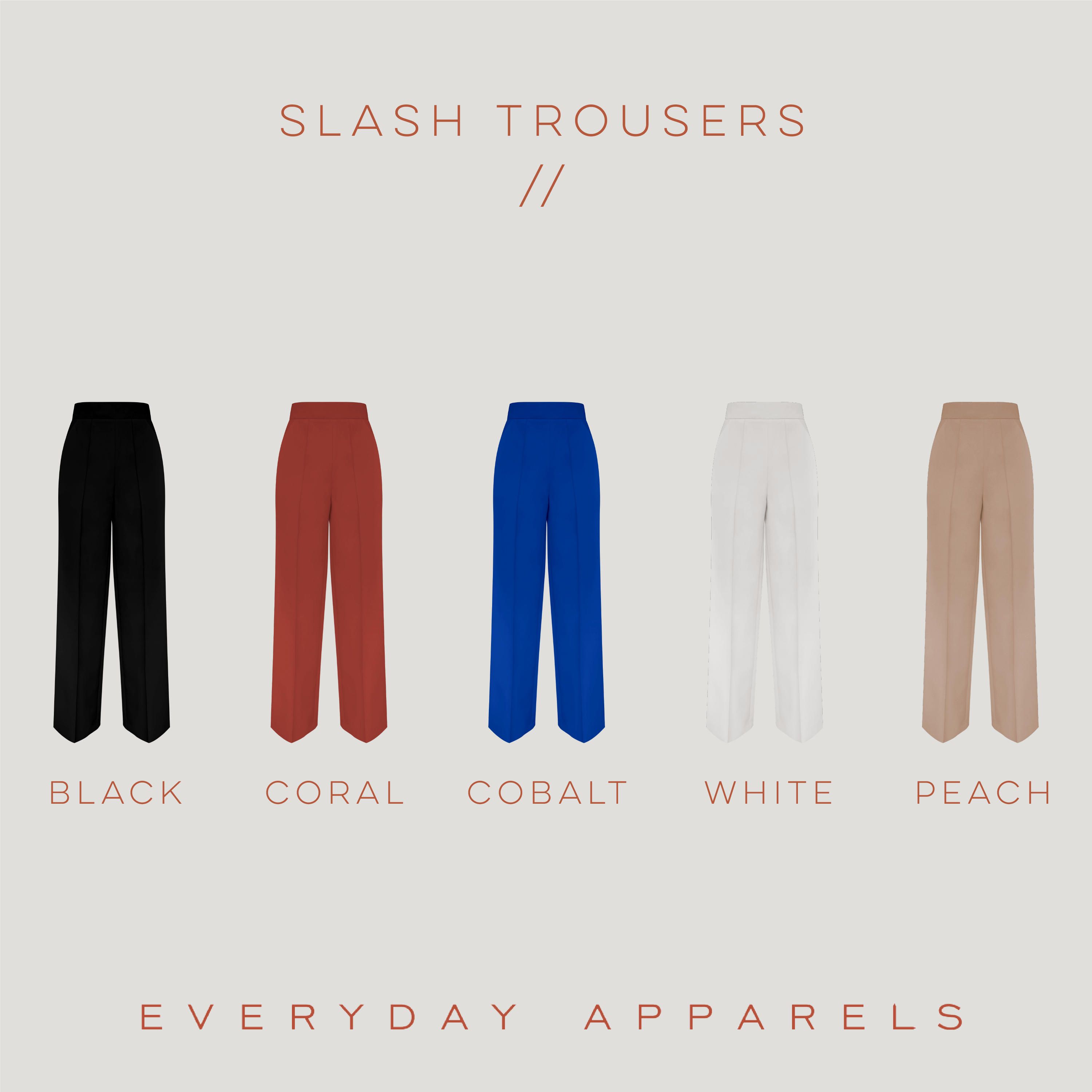 slash trousers  preorder
