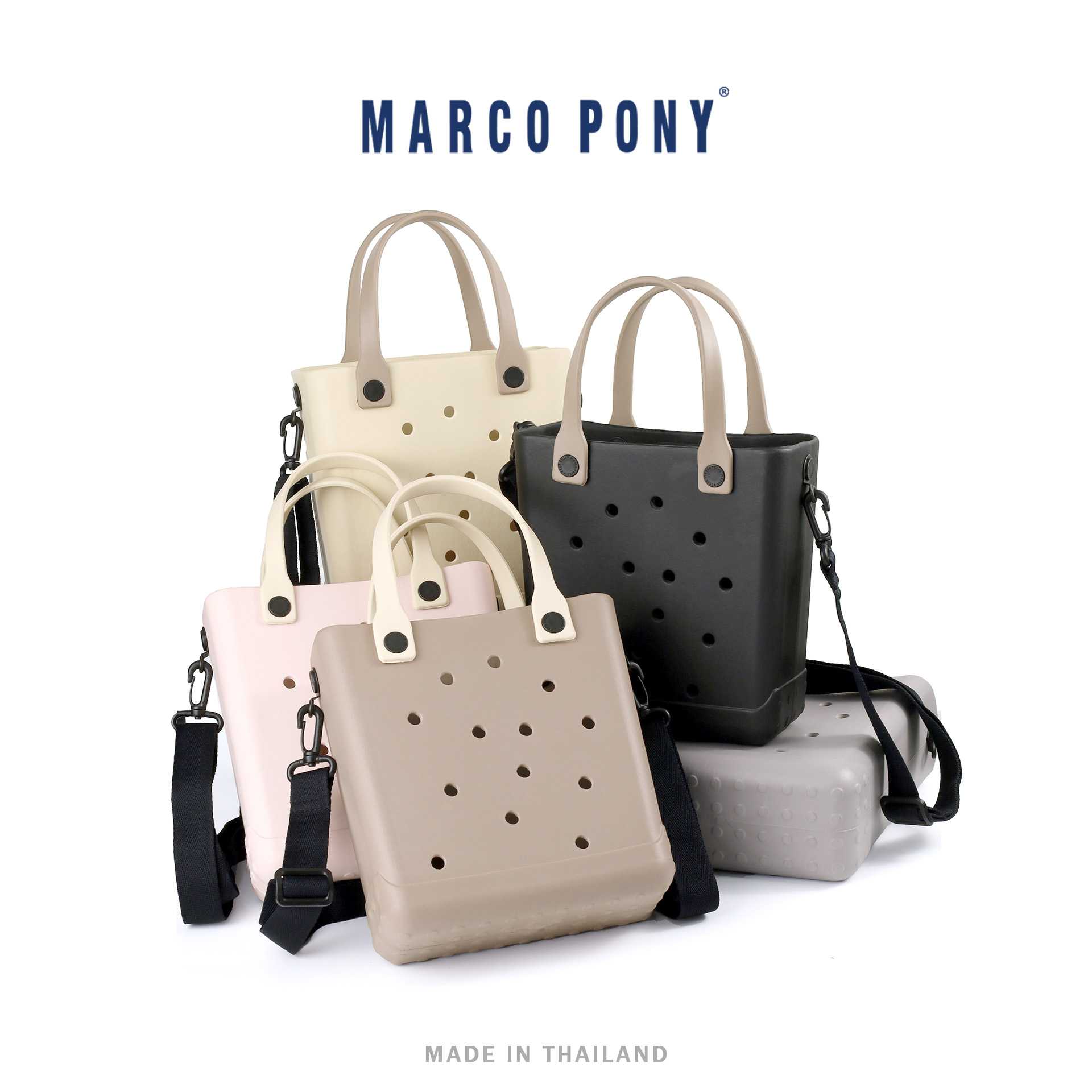 Marco Pony รุ่น BP1005 กระเป๋าถือ มาพร้อมสายคล้องแขน Size 23 x 23 CM
