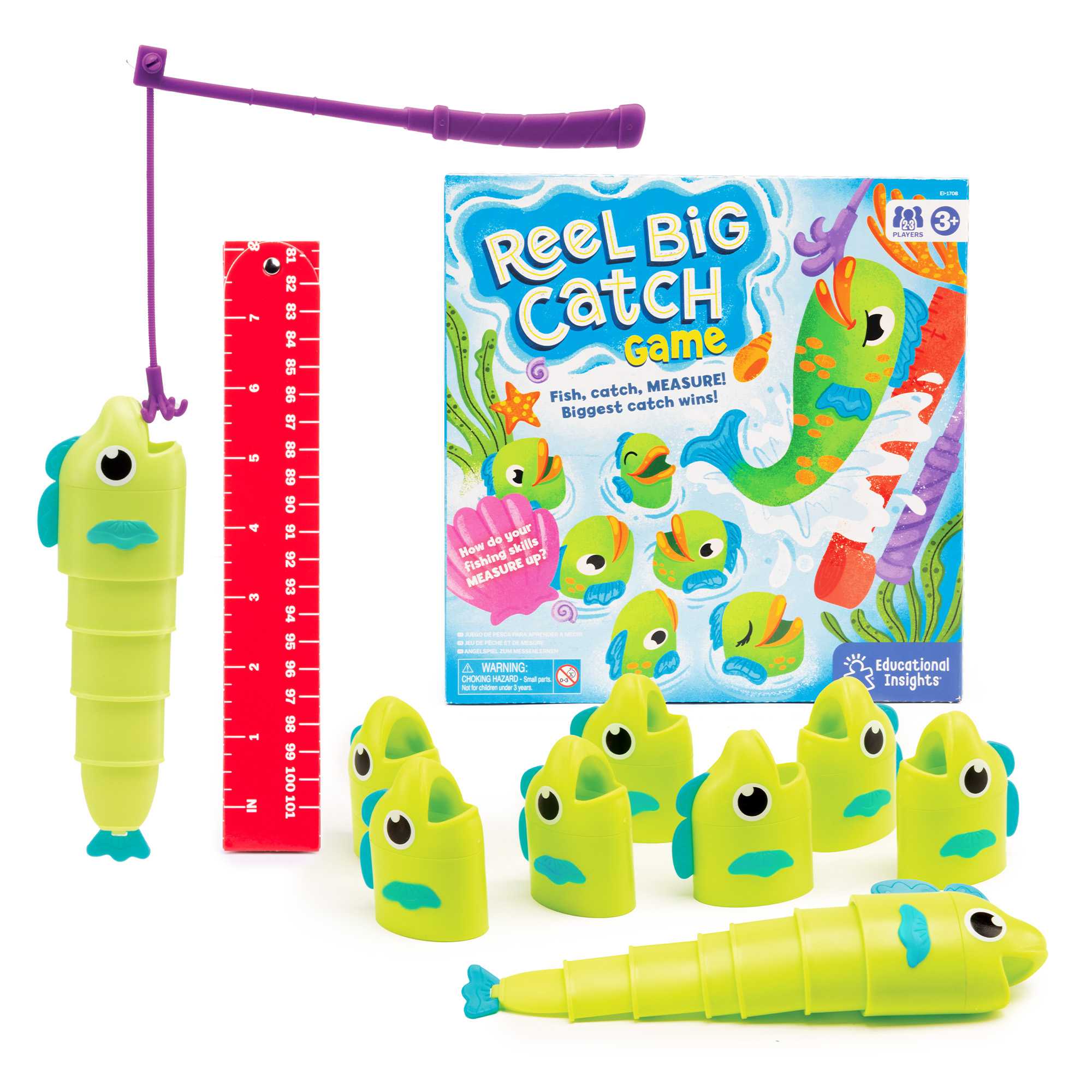 [อายุ 3+] เกมตกปลาวัดความยาว (Reel Big Catch Game) [Educational Insights]