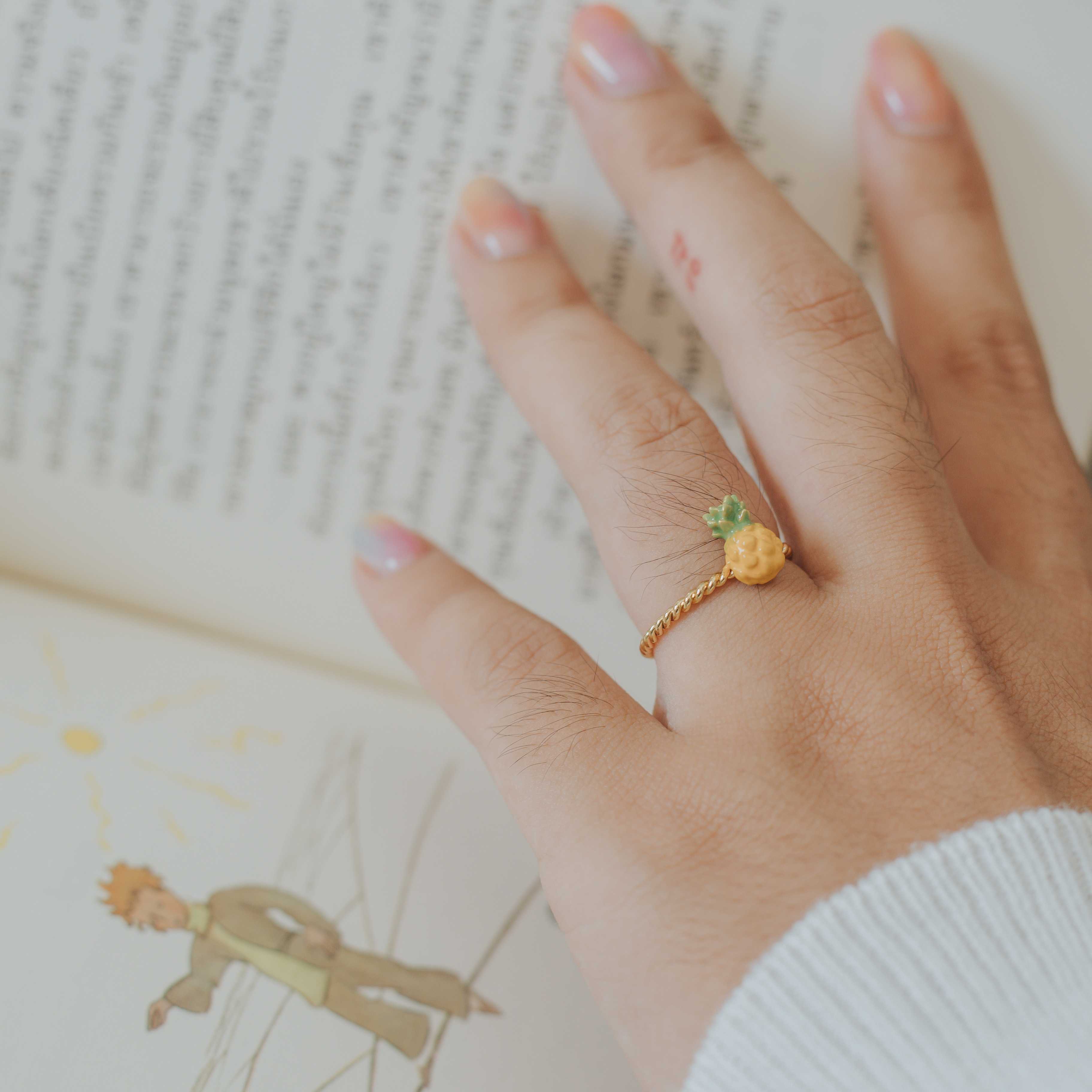 Ring /แหวนแฟชั่นรูปสัปปะรด