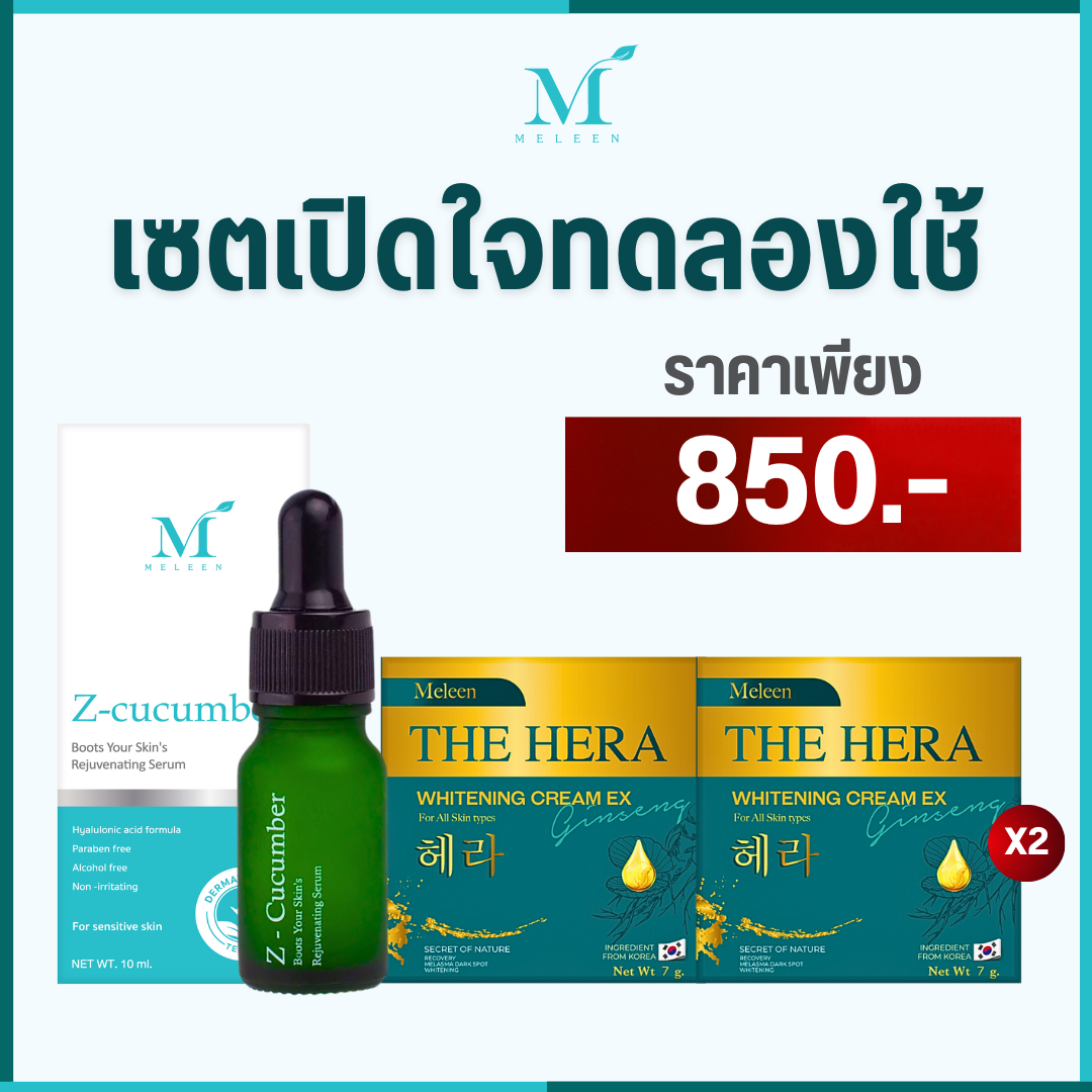 เมลีนเซตทดลองเปิดใจใช้ เพียง 850.-