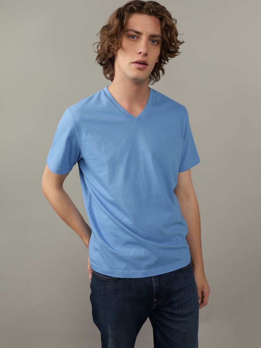 เสื้อยืด ผู้ชาย K - INTL SS V NECK PC DYE NEW EAGLE ( 017-1541-272 )