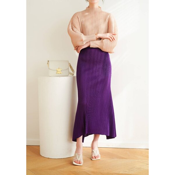 2MUAY รุ่น GJO2909 กระโปรงผู้หญิง กระโปรงพลีทคุณภาพ 14สี FREE SIZE MERMAID PLEATED SKIRT