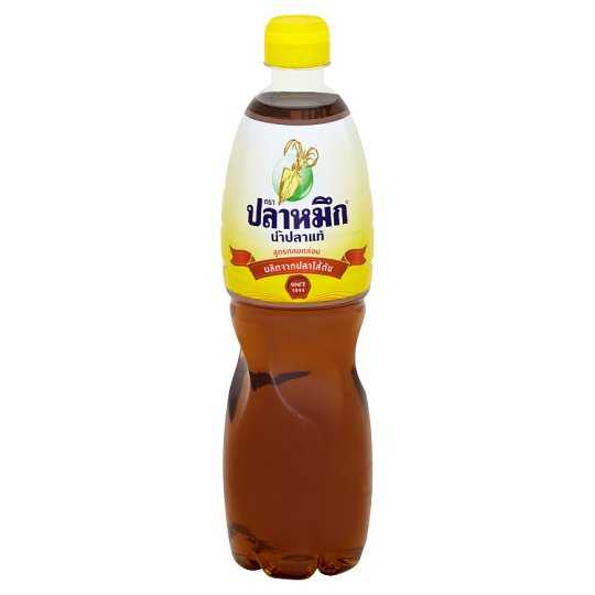 เครื่องปรุง - ปลาหมึก น้ำปลาแท้ สูตรกลมกล่อม 700 มล. (ขวดละ)