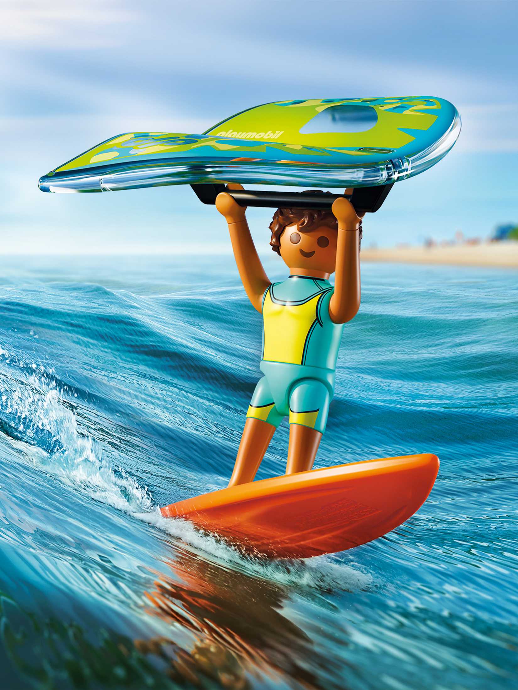 Playmobil 71909 วันหยุดที่ชายหาด วิงเซิร์ฟสุดเท่