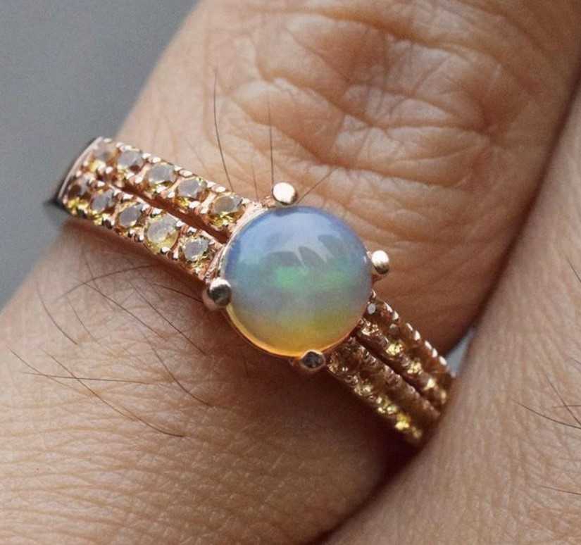 แหวนพลอย #minimring รหัส R059