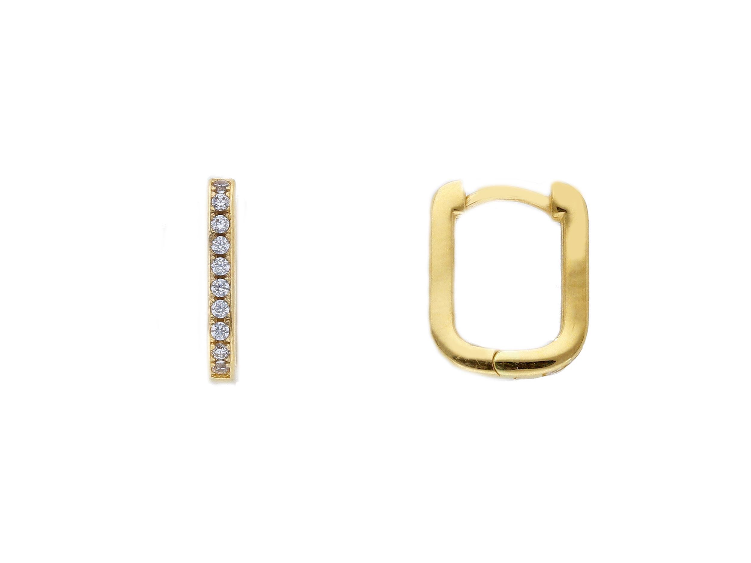 EARRINGS - Ember Hoop Zirconia