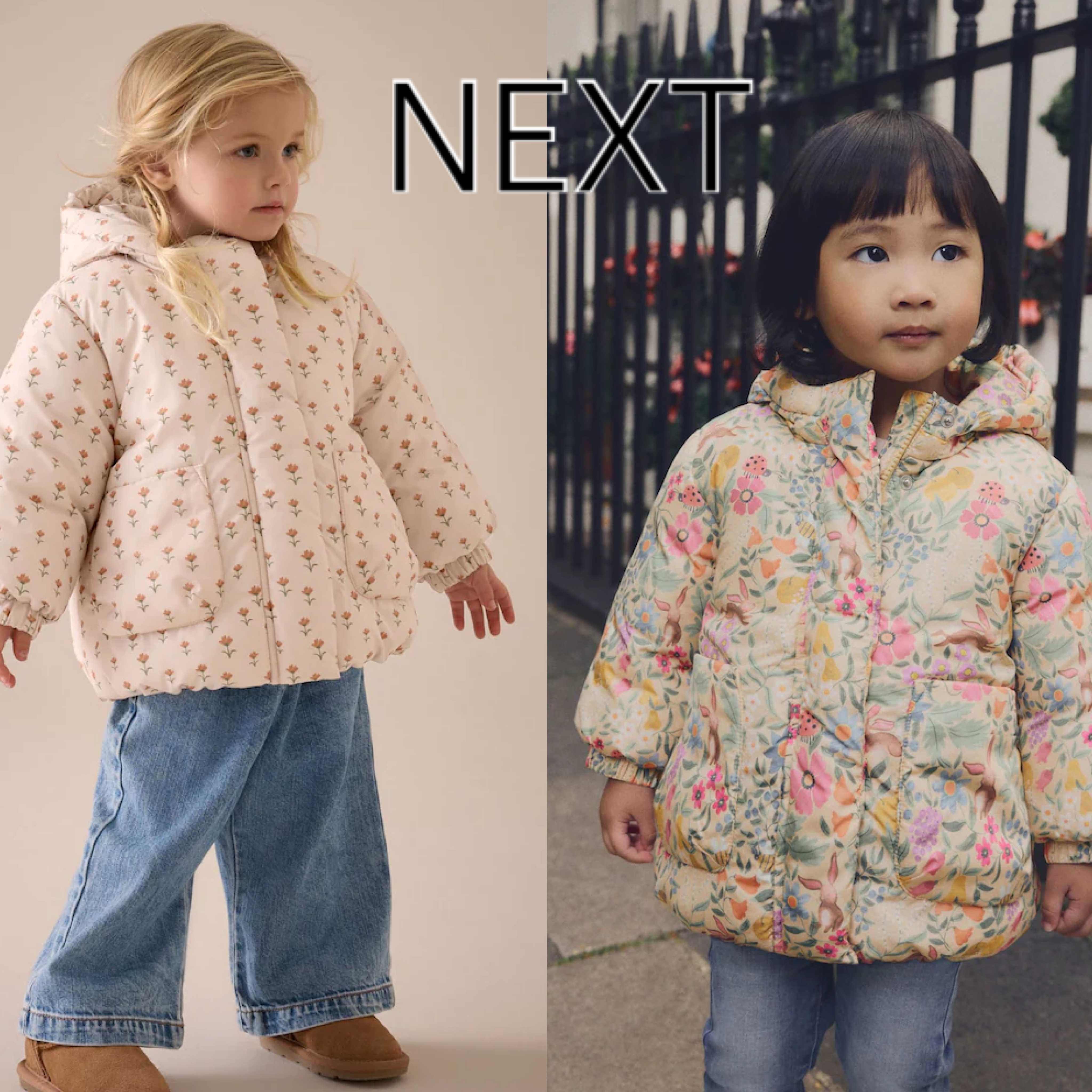 Preorder12-15วัน-(NEXT) แจ๊คเก็ตกันน้ำ เสริมบุข้างใน E25-130/(3mths-7yrs)