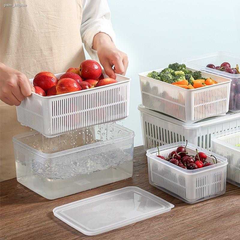 [พร้อมส่ง] Food Preservation Box : กล่องถนอมอาหารสด กล่องใส่เนื้อสัตว์ กล่องใส่ผัก กล่องใส่ผลไม้