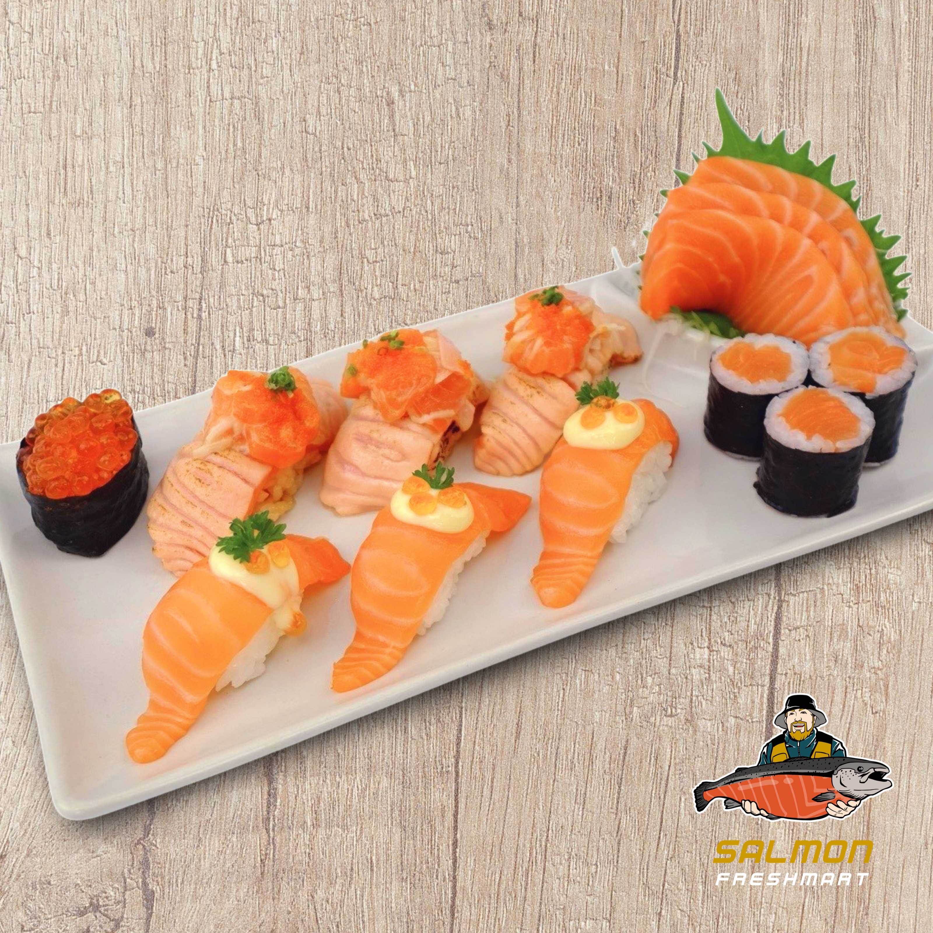 Combo Salmon Sushi Set