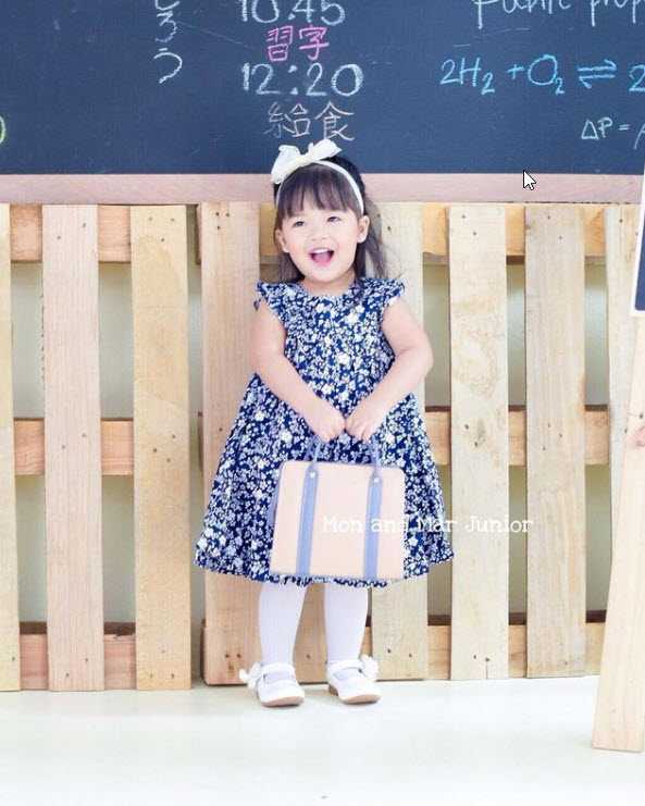 ( DS007 ) ชุดเดรสเด็กผู้หญิง เสื้อผ้าเด็กผู้หญิง ชุดเด็กผู้หญิง  ชุดเดรส เดรสเด็ก ดอกไม้ สีส้ม 1-3ปี