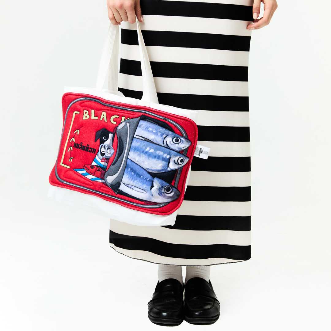 BLACKDOG BKK - SS2539 - Sardines Bag - กระเป๋าลายปลากระป๋อง