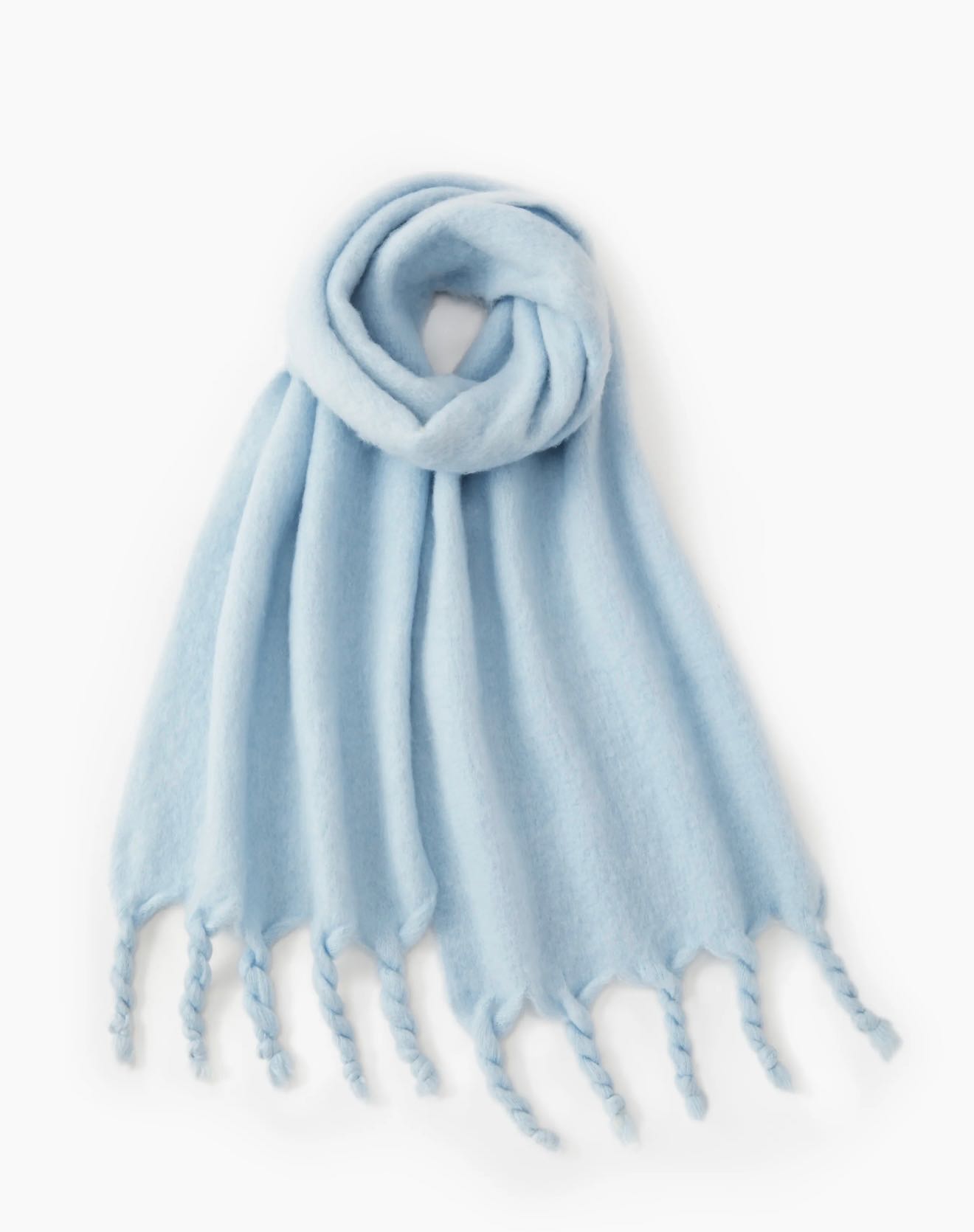 (พร้อมส่ง) TWIST TASSEL SCARF