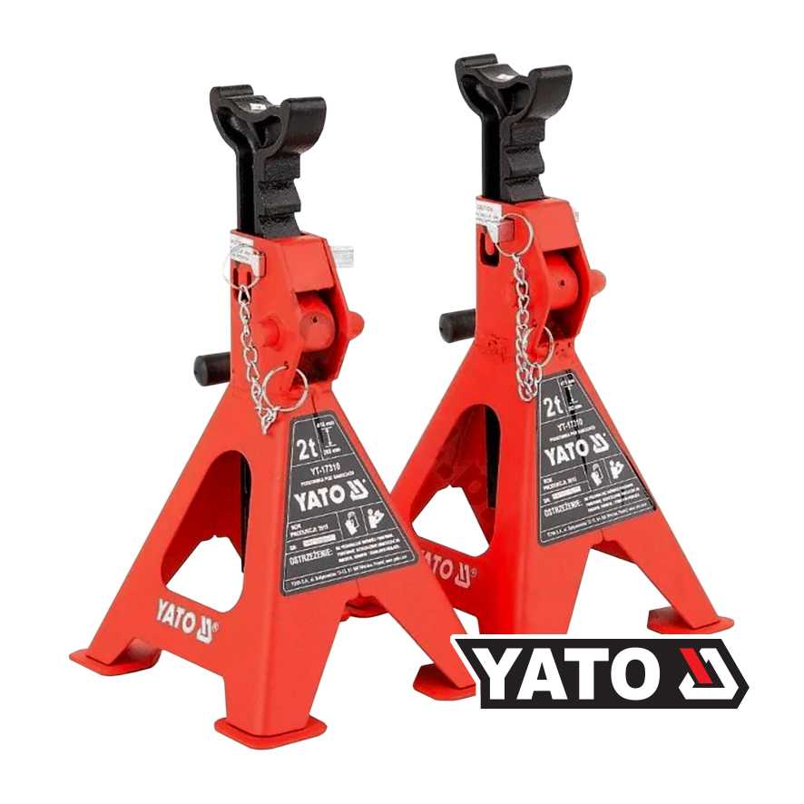 YATO YT-17311 ชุดขาตั้งรถยนต์ มีสลักเซฟตี้ 3T