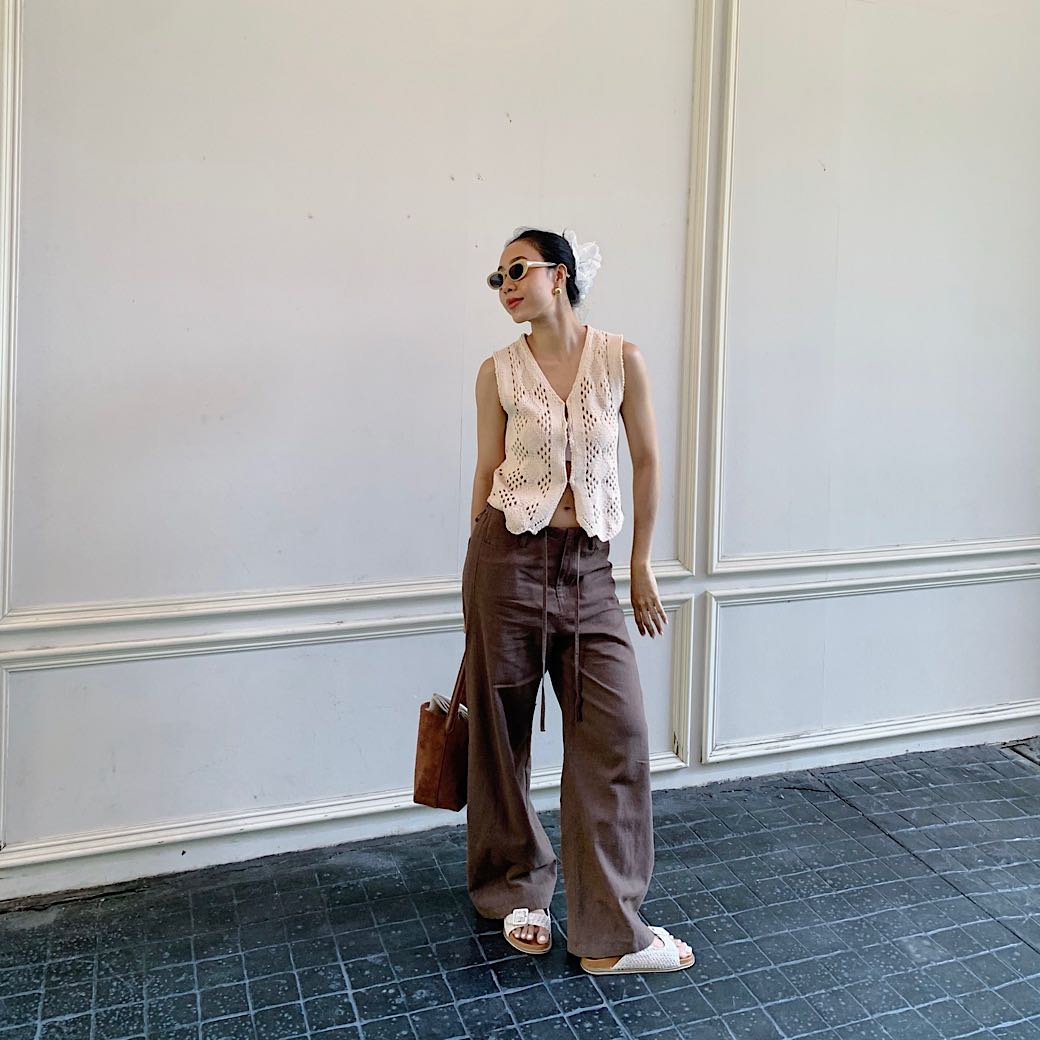 Organic linen pants