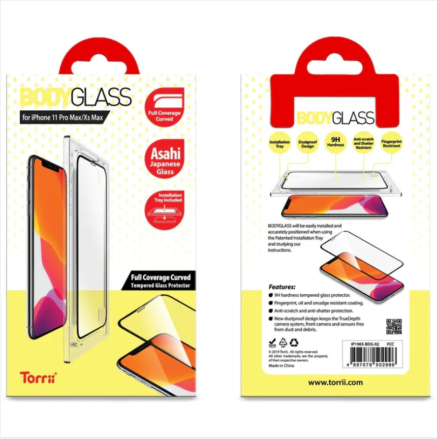 Torrii BODYLASS for iPhone 11 Pro Max/Xs Max 2.5D - Clear