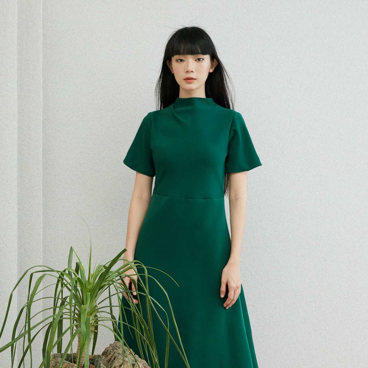 SS21 : COCKTAIL DRESS / BROCCOLI