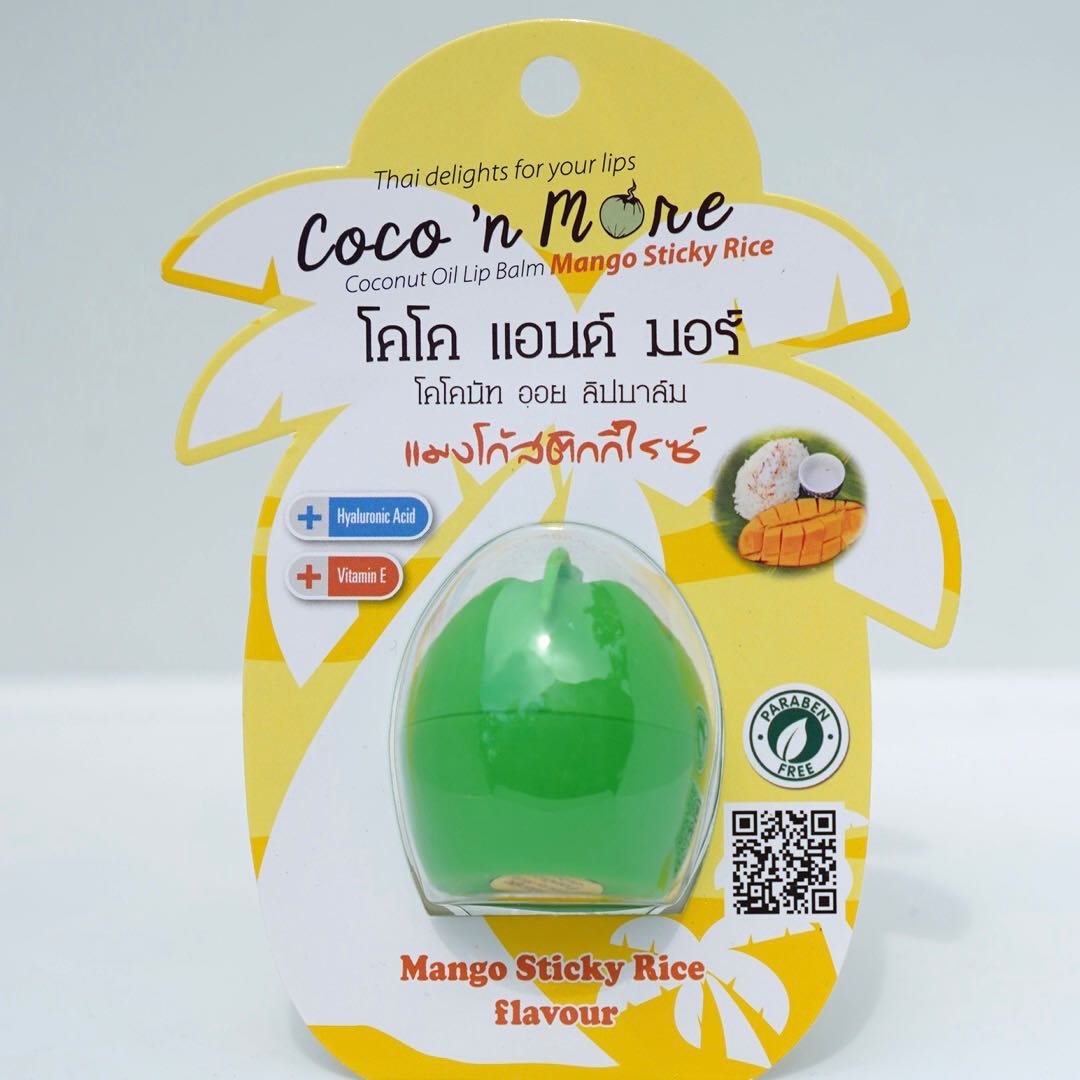 Coco ‘n More Coconut Oil Lip Balm Mango Sticky Rice Flavor