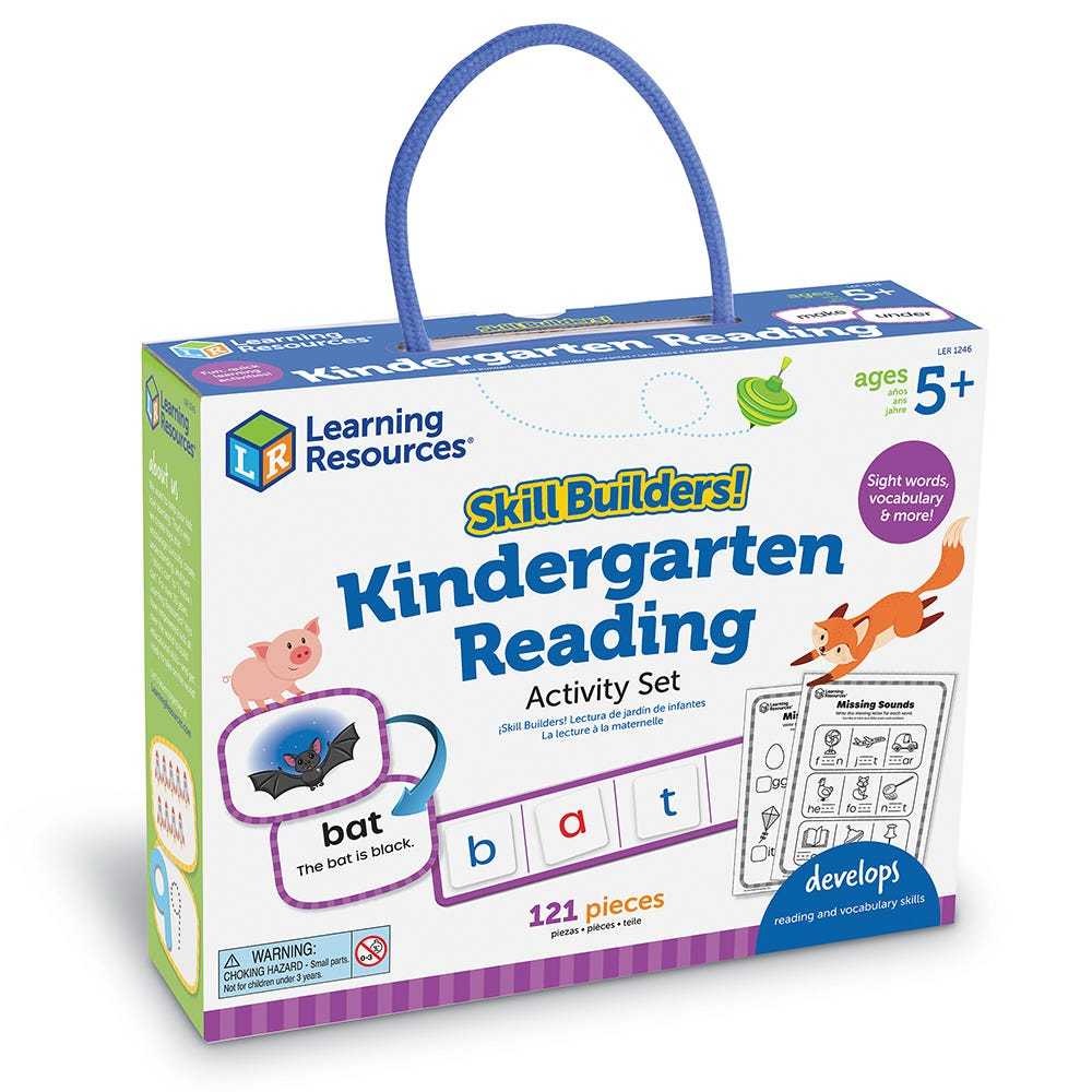 Learning Resources, Skill Builders! Kindergarten Reading ชุดฝึกทักษะการอ่าน ของเล่นเด็ก 5 ปี+