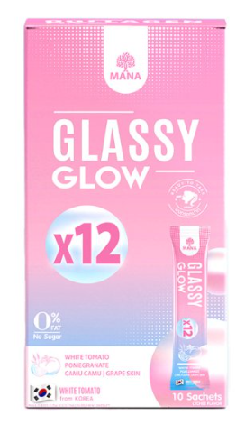 (สินค้าพรีออเดอร์) Mana  glassy glow 1 แถม 1