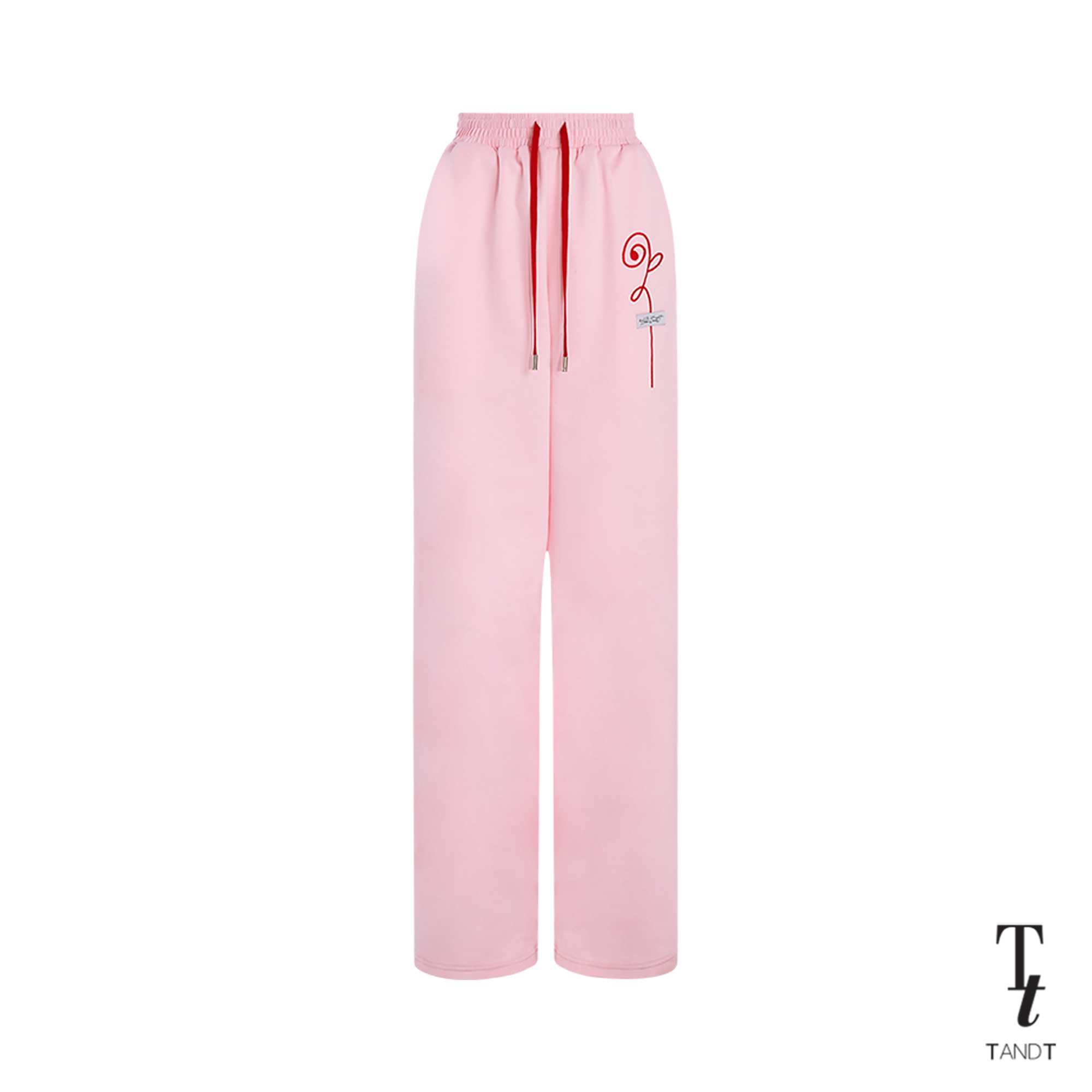 HotelTandT x BewVaraporn - (Très bien) ELASTIC WAIST WIDE LEG PANTS