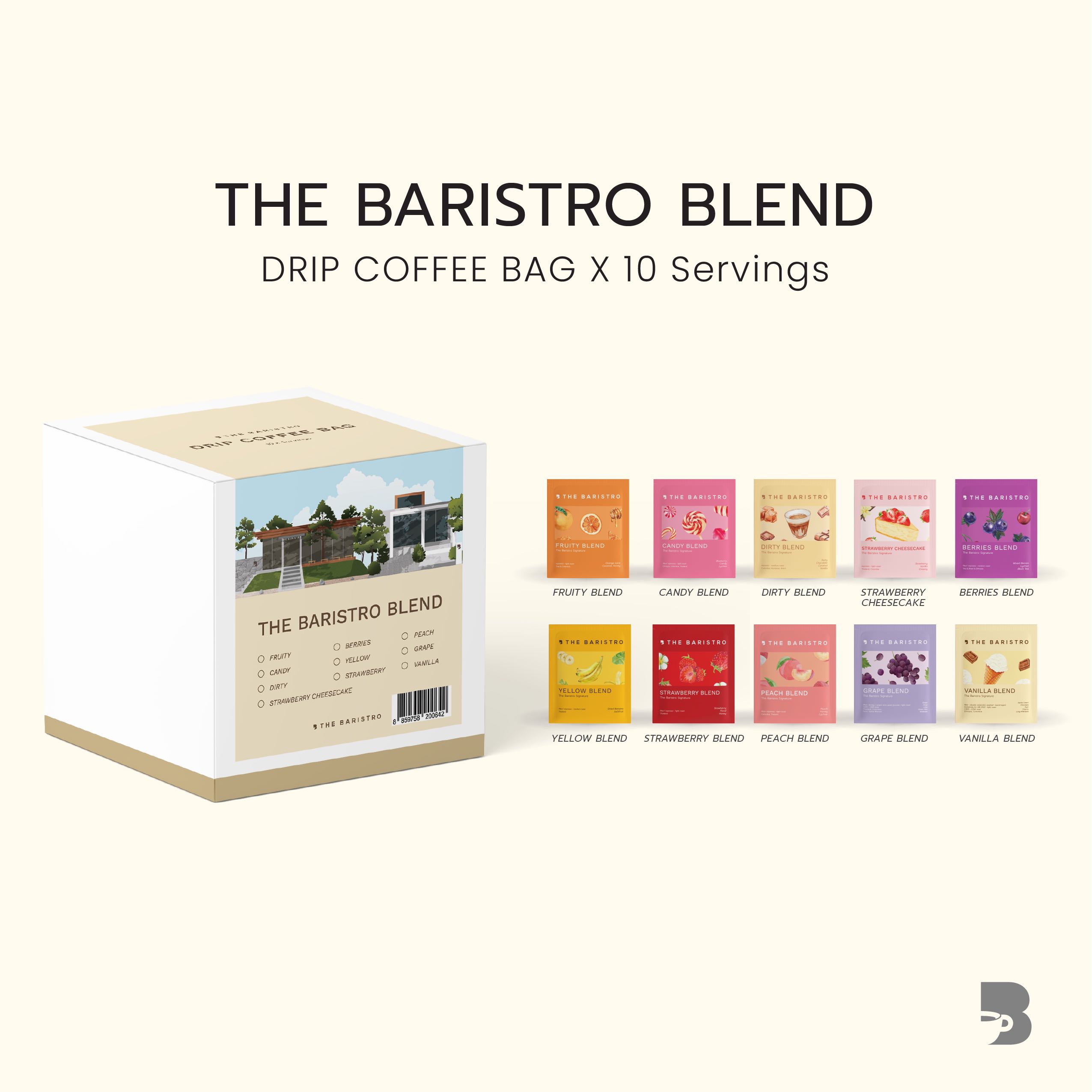 The Baristro Blend Drip Coffee Bag (10 Servings)