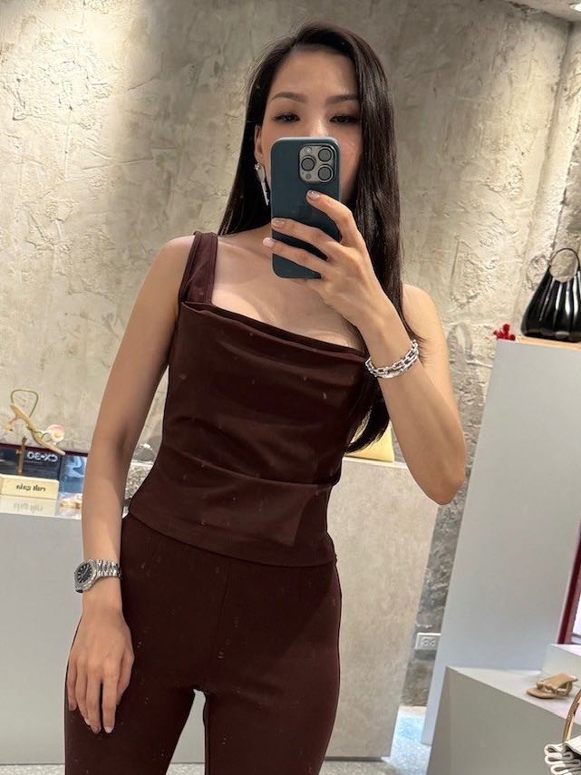 MIAOU LUNA TOP - CHOCOLATE