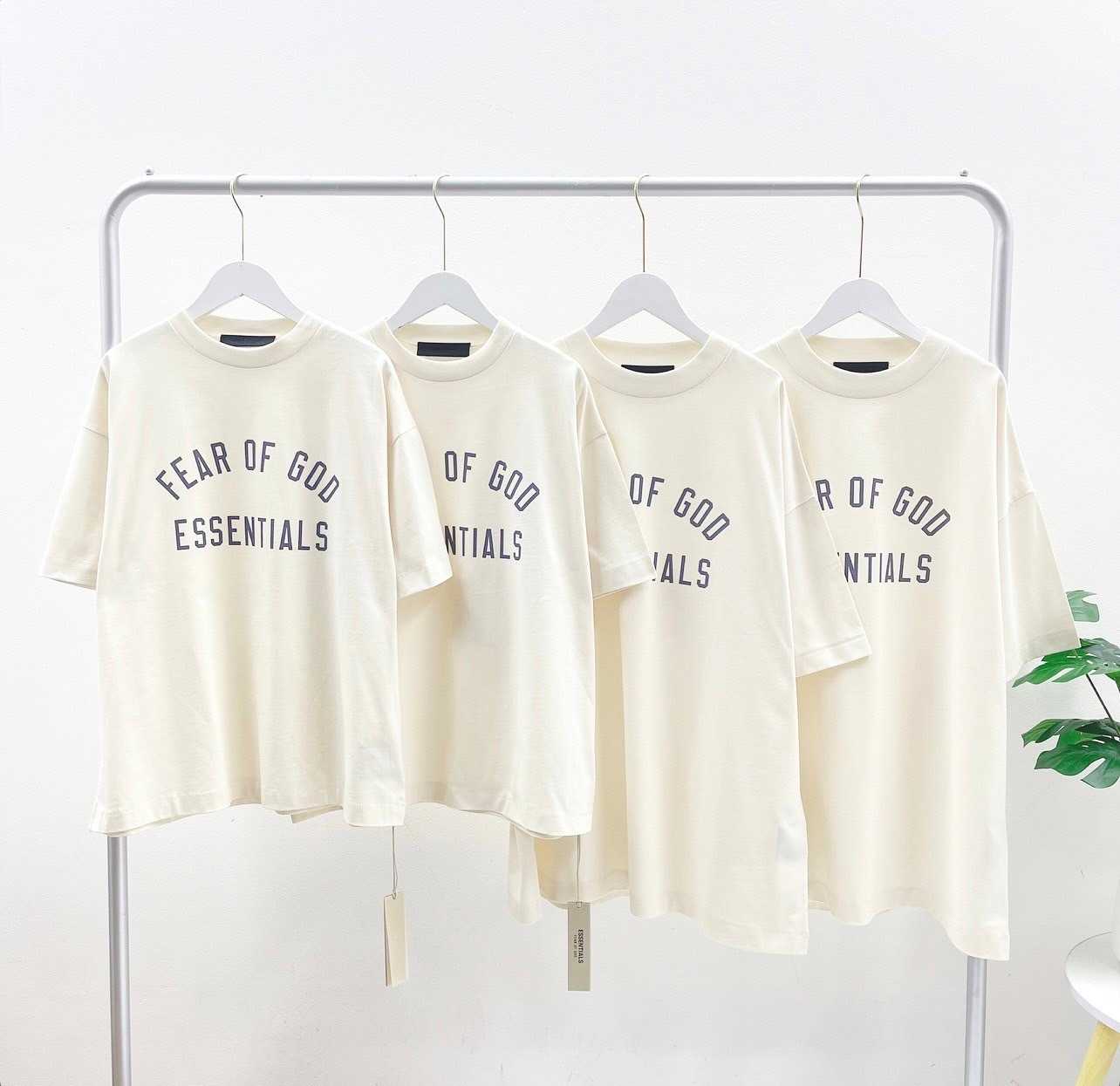 Essentials Jersey Crewneck Tee (Shell)