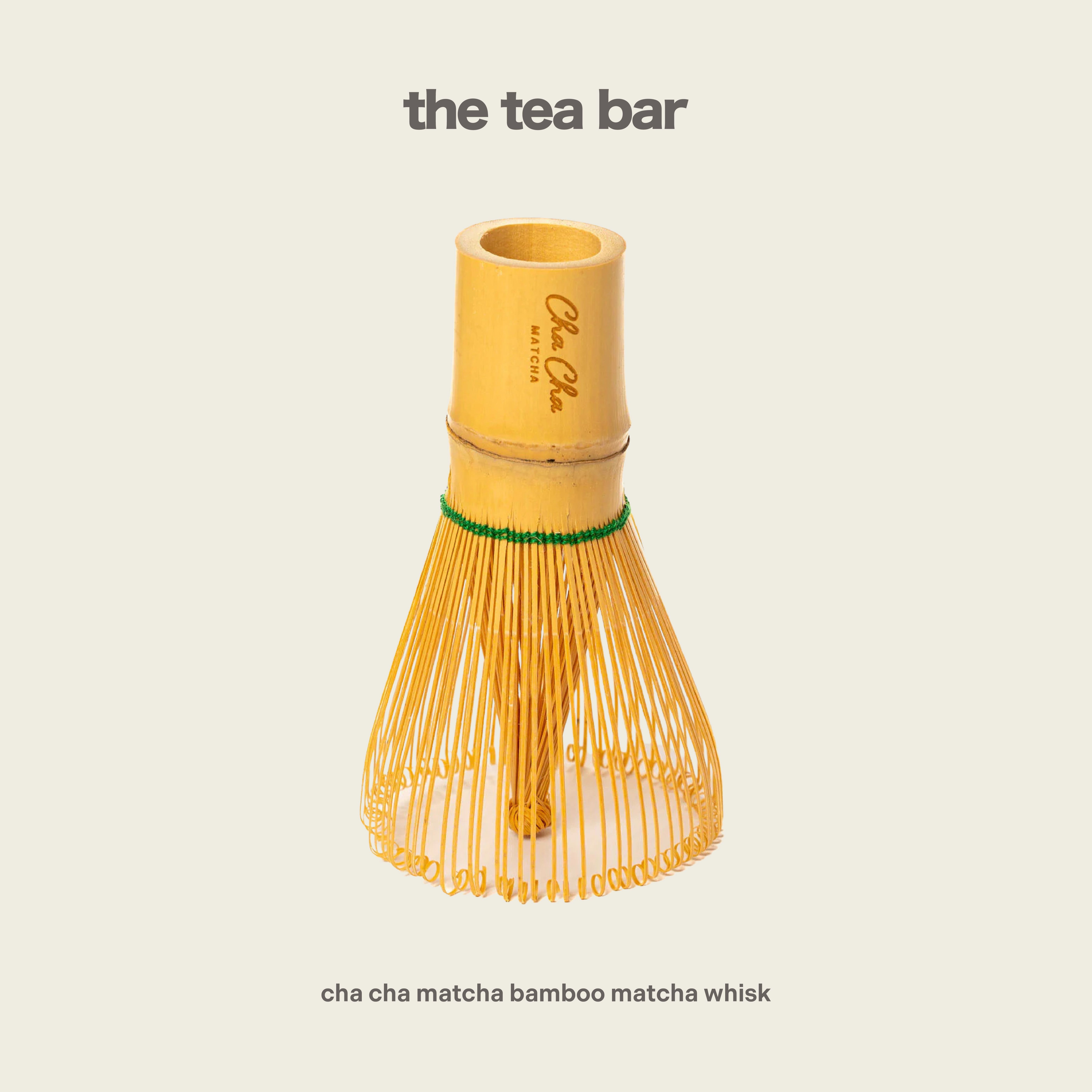 CHA CHA MATCHA bamboo matcha whisk
